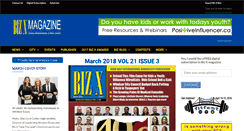 Desktop Screenshot of bizxmagazine.com