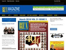 Tablet Screenshot of bizxmagazine.com